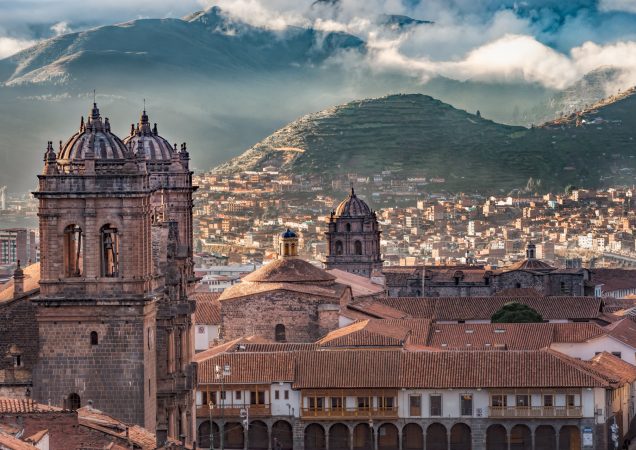 Cusco, náměstí Plaza de armas, peru