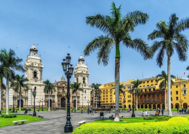 lima peru, lima hlavní město, plaza de armas