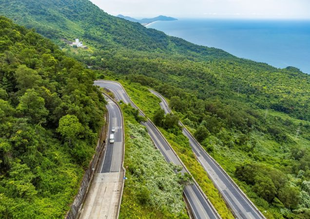 Hai Van Pass u Danangu, průsmyk hai van pass